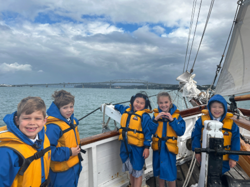 Students from Ficino private primary school enjoy a day sailing as part of their learning outside the classroom.