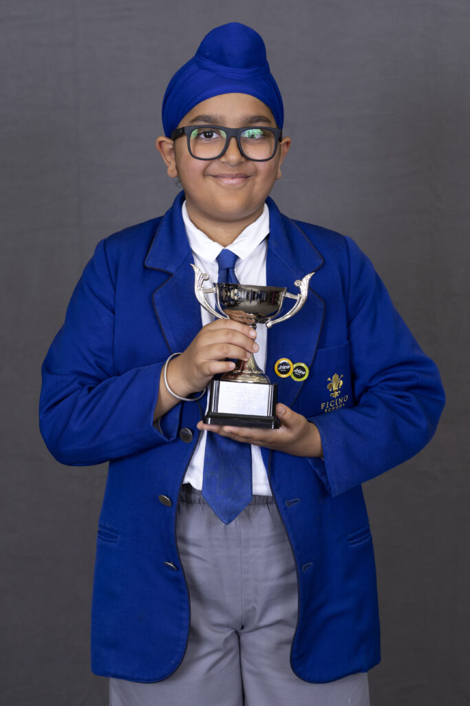 Winner of Ficino School's Junior Boys Music Cup 2024