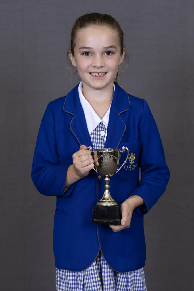 Winner of Ficino School's Junior Girls Speech Cup 2024