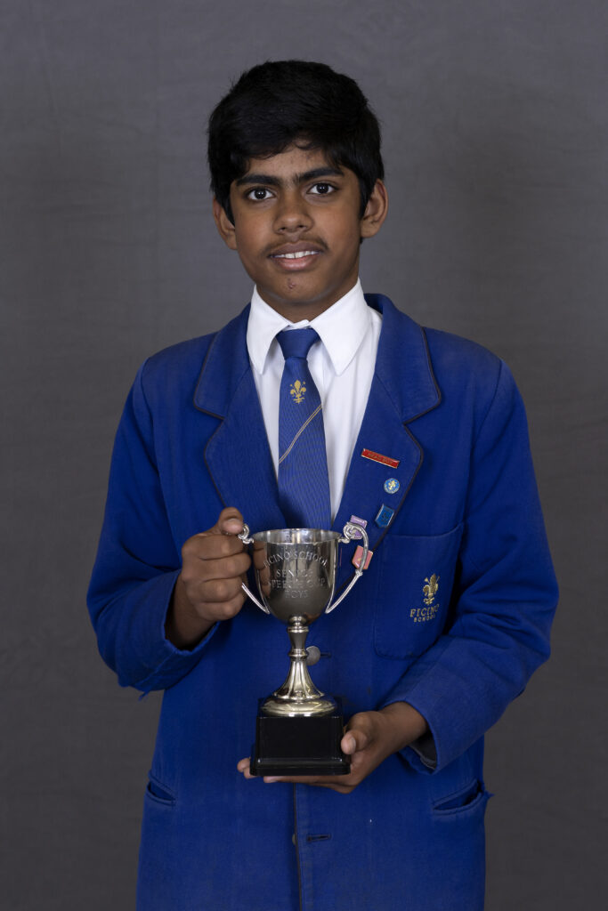 Winner of Ficino School's Senior Boys Speech Cup 2024