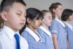 Ficino School children at rest