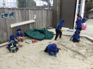 Sandpit play